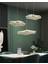 Modern Lotus Sarkıt Avize 3 Lü Sarkıt Avize French Gold Sarı Power LED Avize Warm White Gün Işığı 1