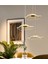 Modern Lotus Sarkıt Avize 3 Lü Sarkıt Avize French Gold Sarı Power LED Avize Warm White Gün Işığı 3