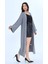 Örgülü Oversize Uzun Kadın Hırka 3