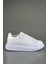 Alex Kalın Taban Beyaz Taban Beyaz Spor Ayakkabı Beyaz Bestoff 2
