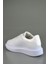 Alex Kalın Taban Beyaz Taban Beyaz Spor Ayakkabı Beyaz Bestoff 3