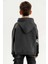 Kapüşonlu Ribanalı Pamuk Erkek Çocuk Sweatshirt 4