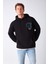 Caldera Relaxed Oversize Siyah Sweatshirt 4