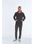 Libra Fermuarlı Kapüşonlu Erkek Sweatshirt Antrasit 4