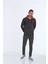 Libra Fermuarlı Kapüşonlu Erkek Sweatshirt Antrasit 5