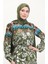 Amelya Farbalı Kuşaklı Viskon Elbise S-M-L-Xl Beden 4588AG-03 Yeşil 3