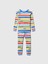 Bebek Çok Renkli %100 Organik Pamuk Hot Wheels Desenli Pijama Takımı 1
