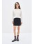 Glide Super Soft Selanik Kumaş Bisiklet Yaka Reglan Kollu Relaxed Fit Beyaz Sweatshirt 2