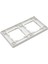 RİTA BEYAZ İKİLİ YATAY ÇERÇEVE (4'LÜ PAKET) 4