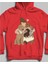 Pati Sarılışı Tasarım Sweatshirt Beyaz 5