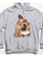 Pati Sarılışı Tasarım Sweatshirt Gri 1