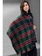 Kadın Çift Taraflı Ekose Desenli Yumuşak Omuz Şalı Atkı ( 70CM x 180CM ) 2