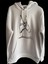 Bale Dans Balerin Dansçı Dance Tasarım Baskılı 3 Iplik Geniş Kalıp Beyaz Kapüşonlu Sweatshirt 4
