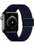 Apple Watch Seri 9 8 7 6 Se 5 4 3 2 1 38-40-41 mm (Seri 10-42MM) Uyumlu Esnek Bez Kayış 2
