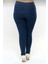 2039 Kadın Likralı Slim Fit Büyük Beden Jeans Kot Denim Pantolon 2