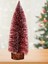 Yılbaşı Ağacı, Kırmızı Simli Dekoratif Çam Ağacı 30CM 1