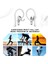 Airpods 4 3 2 1 Pro Pro 2 Uyumlu Silikon Kulaklık Tutucu Kulak Askısı Düşmeyi Önleyici 4
