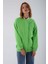 Neon Yeşil-Çıtçıtlı Fermuarlı Şardonlu Hırka 5