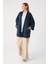 Koyu Indigo-Yarasa Kollu Oversize Hırka 3