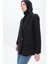 Siyah-Simli Tüvit Kumaş Blazer Ceket 1