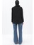 Siyah-Simli Tüvit Kumaş Blazer Ceket 4