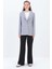 Gri-Astarlı Blazer Ceket 2