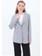 Gri-Astarlı Blazer Ceket 1