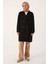 Siyah-Süet Kruvaze Blazer Ceket 2