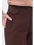 Kahve-Süs Cep Kapaklı Pensli Havuç Pantolon 5