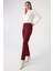Bordo-Likralı Cigarette Pantolon 3