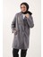 Gri-Süet Kruvaze Blazer Ceket 5