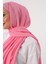 Pembe-Şerit Detaylı Pamuklu Şal 3