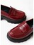 746-759 Bordo Rugan Günlük Yüksek Tabanlı Loafer Ayakkabı 3