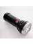 25W Şarjlı Ledli Profesyonel El Feneri 3200LM 3,7VX4 Adet Pil 2