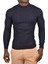 Yarım Balıkçı Yaka Çizgili Tüylenmeyen Slim Fit Triko Kazak 2505491 1