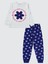 Kız Çocuk Pijama Takımı 6-9 Yaş Saks 1