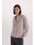 -Fall in Love Regular Fit Pijama Yaka Poplin Üst E2351AX24WN 3