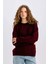 Oversize Geniş Kalıp Bisiklet Yaka Basic Düz Triko Kazak D9518AX24WN 4
