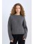 Coool Oversize Geniş Kalıp Bisiklet Yaka Triko Kazak E2319AX24CW 4