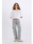 90's Wide Leg Yüksek Bel Düz Paça Uzun Jean Yıkamalı Pantolon C7324AX24WN 2