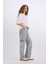 90's Wide Leg Yüksek Bel Düz Paça Uzun Jean Yıkamalı Pantolon C7324AX24WN 4