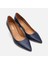 01AYH283190A680 HAKIKI Deri Lacivert Kadın Stiletto 2