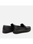 02AYH299400A100 HAKIKI Deri Siyah Erkek Loafer 4