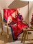 Kırmızı Teddy TV Battaniyesi 100x150 cm, yumuşak ve şık ev dekoru 1