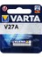 Varta 27A 12 Volt Alkalin Para Pil Tekli Paket Fiyat (4738) 1