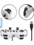 USB Kablolu Çift Titreşimli Pc Konsol Oyun Kolu Gamepad Joystick -AL4630 YK6005 3