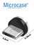 Yuvarlak Manyetik Mıknatıslı Şarj Kablosu Ucu Micro USB-AL4634 2