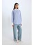 Oversize Geniş Kalıp Çizgili Poplin Uzun Kollu Gömlek 2