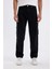 Kışlık Relax Fit Rahat Kesim Geniş Paça Siyah Jean Pantolon C9500AX24WN 1