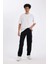 Kışlık Relax Fit Rahat Kesim Geniş Paça Siyah Jean Pantolon C9500AX24WN 3